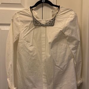 J. Crew jeweled shirt. NWT size 00